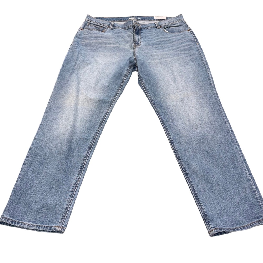 Mid Rise Boyfriend Jeans‎ NWT Women 14 Light Blue Old Navy
